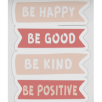 Life is amazing with kindness and positivity.
