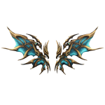 Deceased Wings: Gold Centered Curse