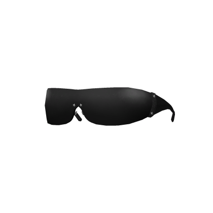 Black Y2K Cyberstar Glasses Roblox item