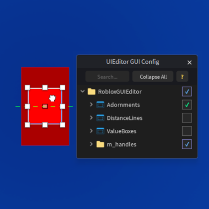 UIEditor Hider GUI preview 1