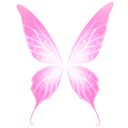 Glowing Magical | Mystical Fairy Wings (Pink) Roblox item