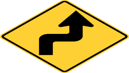 Dogleg Right Sign Roblox decal