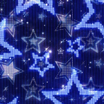 chill blue stars
