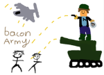 Dimensions+bacon army