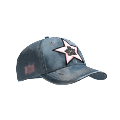 Blue Star Y2K Cap Roblox item