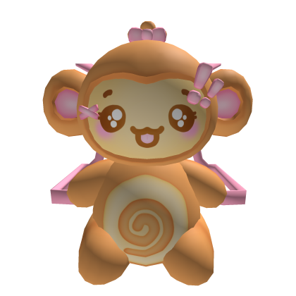 1.0 Kawaii Smiling Monkey Backpack Roblox item