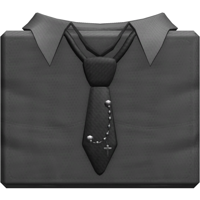 Goth Gray Emo Suit Shirt w/ Studded Belt 1.0