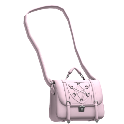 gothic emo pentagram satchel crossbody pink 3.0
