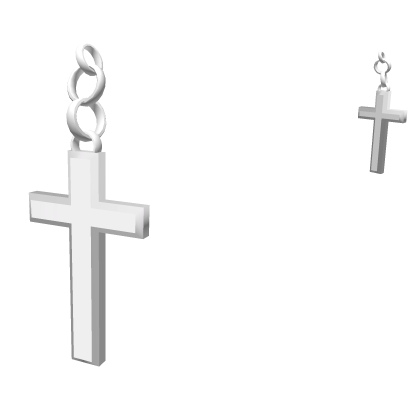 Silver Cross Earrings