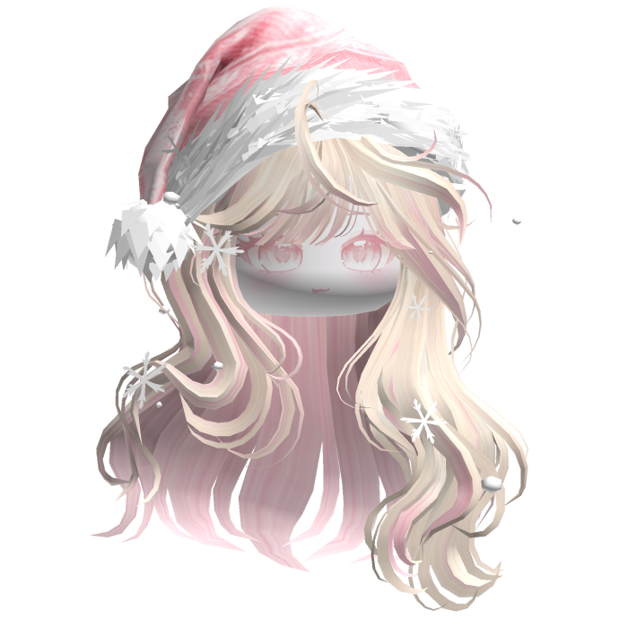Christmas Waves w/Santa Hat (Yellow&Pink)