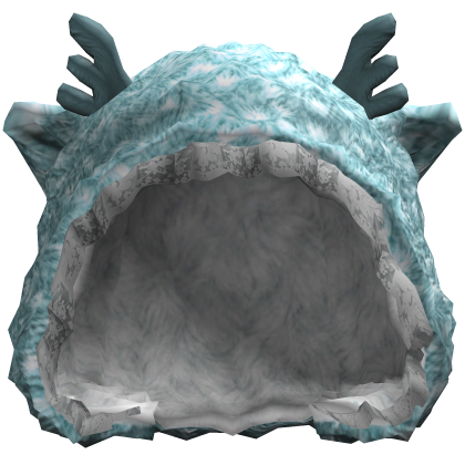 blue christmas cute lil reindeer hood ♡