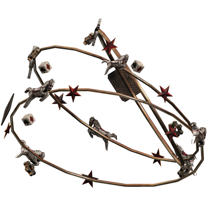 Circus Horse Halo Jester Crown With Props Gold