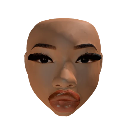 3D Baddie mesh head makeup (KY) Roblox item render
