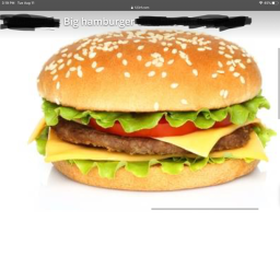 Peanut club HAMBURGER