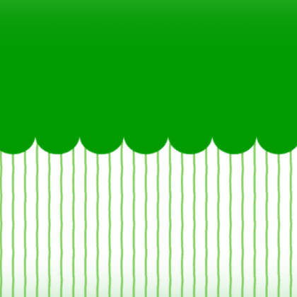 Happy Green Frog Pinstripe Pattern