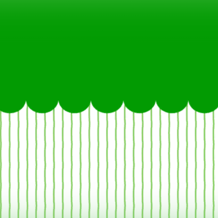 Happy Green Frog Pinstripe Pattern