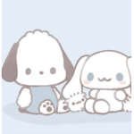 Pochacco and cinnamon roll