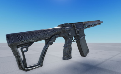 (WORKING GUN) Rifle DD M4A1 14.5 Tool [PBR] preview 2