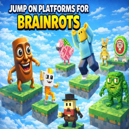 Jump on a Platform for Brainrots!