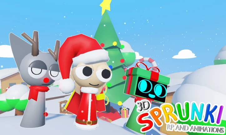 3D Sprunki RP And Animations [🎄 CHRISTMAS 🎄]