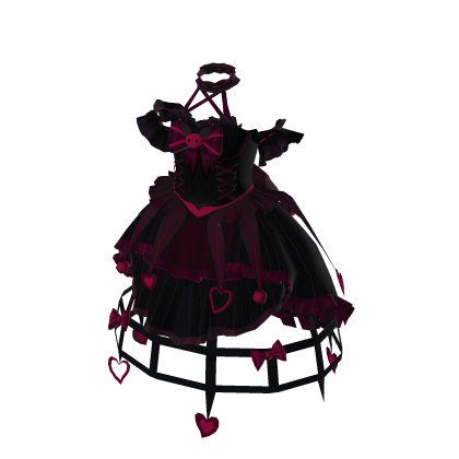 Kuromi Gothic Style Dress • Pink