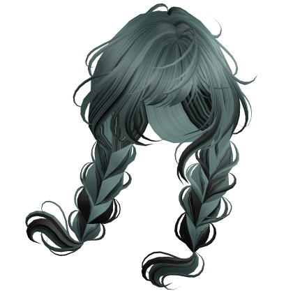 Half N' Half Wispy Windy Braids Zombie Stripes