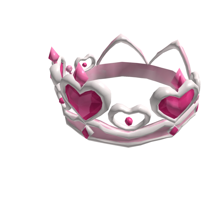 Pink Heart Princess Crown