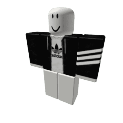 Black Adidas Hoodie Roblox decal