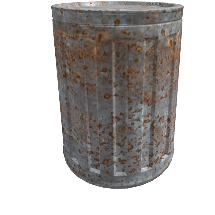 Trashcan To Hide In With Animation Pack!
