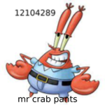 mr crab pants