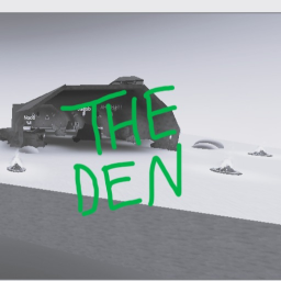 the den.