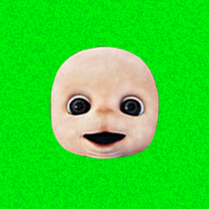 Teletubbies Face And Wool Green Roblox decal