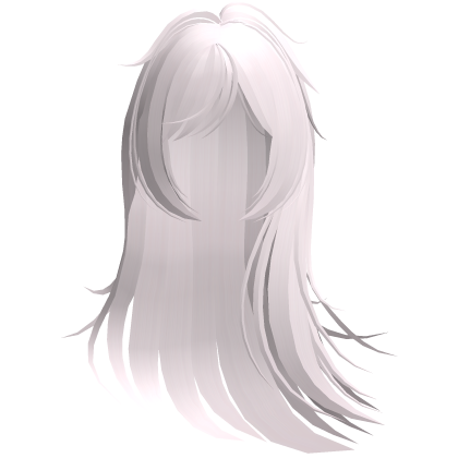 windy wispy long messy hair in pink Roblox item