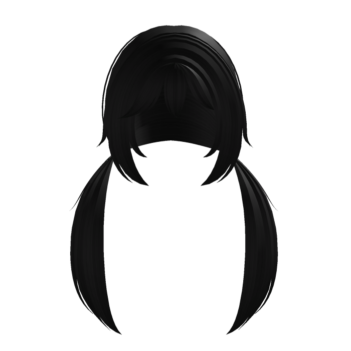 ♡ | Cute Long Twin Tails in Black