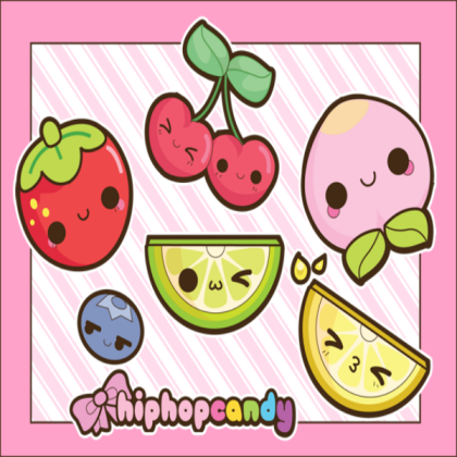 Kawaii Food (Fruits Or Veggies) Roblox decal