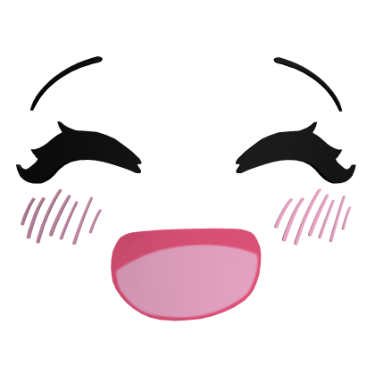 😄 Blushing Anime Smile Face (3D) 😄 Roblox item