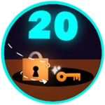 Reach Stage 20 Roblox badge thumbnail