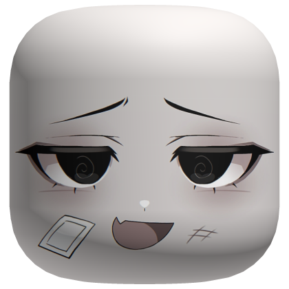 [Anime aesthetic] Black eyes smiling face 
