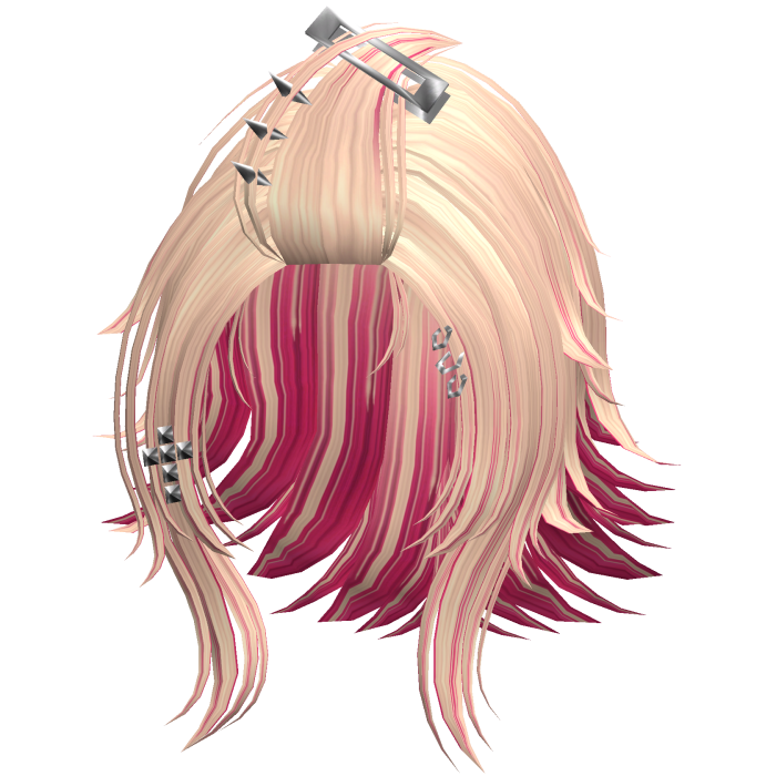 Punk Wolf Cut 1 Blonde & Pink