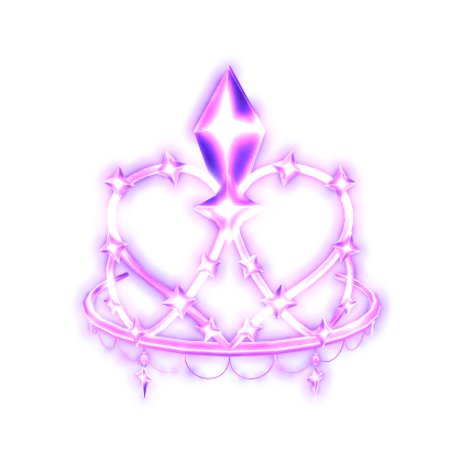 GLOWING celestial purple tiara EMISSIVE