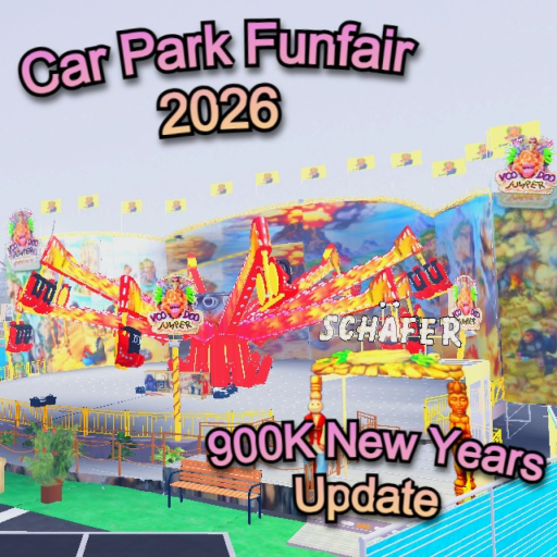 🎢975K NEW RIDE! Car Park Funfair 2026🎡