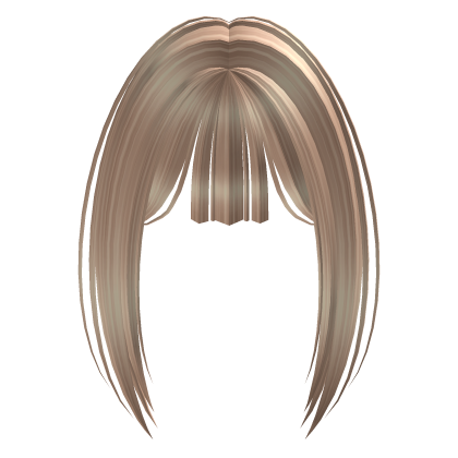 Soft Matching Curtain Bangs Hair In Blonde Roblox item