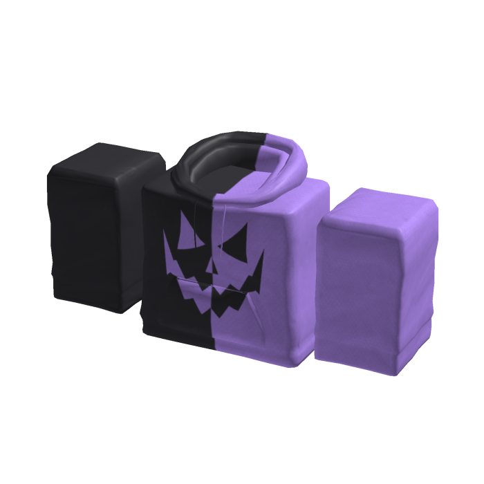 Light Purple and Grey Halloween Hoodie