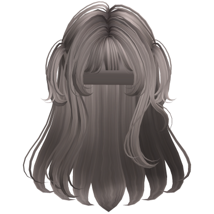 Ash soft layered hime hair 