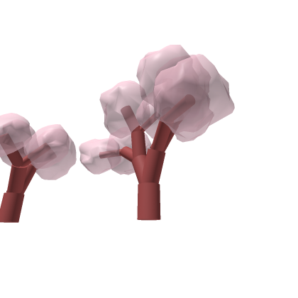 Pink Trees w/ blossom