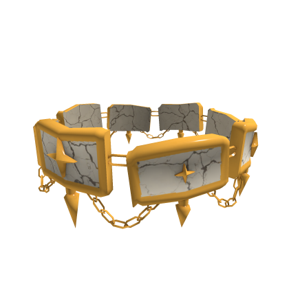 Broken Halo Crown (Ivory Gold)