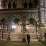 wearing chrome sweats wit puffer idec