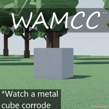 Watch a metal cube corrode