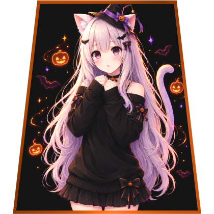 cute catgirl cape (halloween)