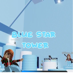 Blue star tower icon